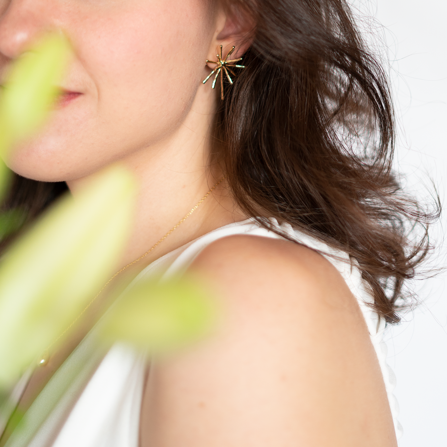 GOLDEN EARRINGS AURELIE