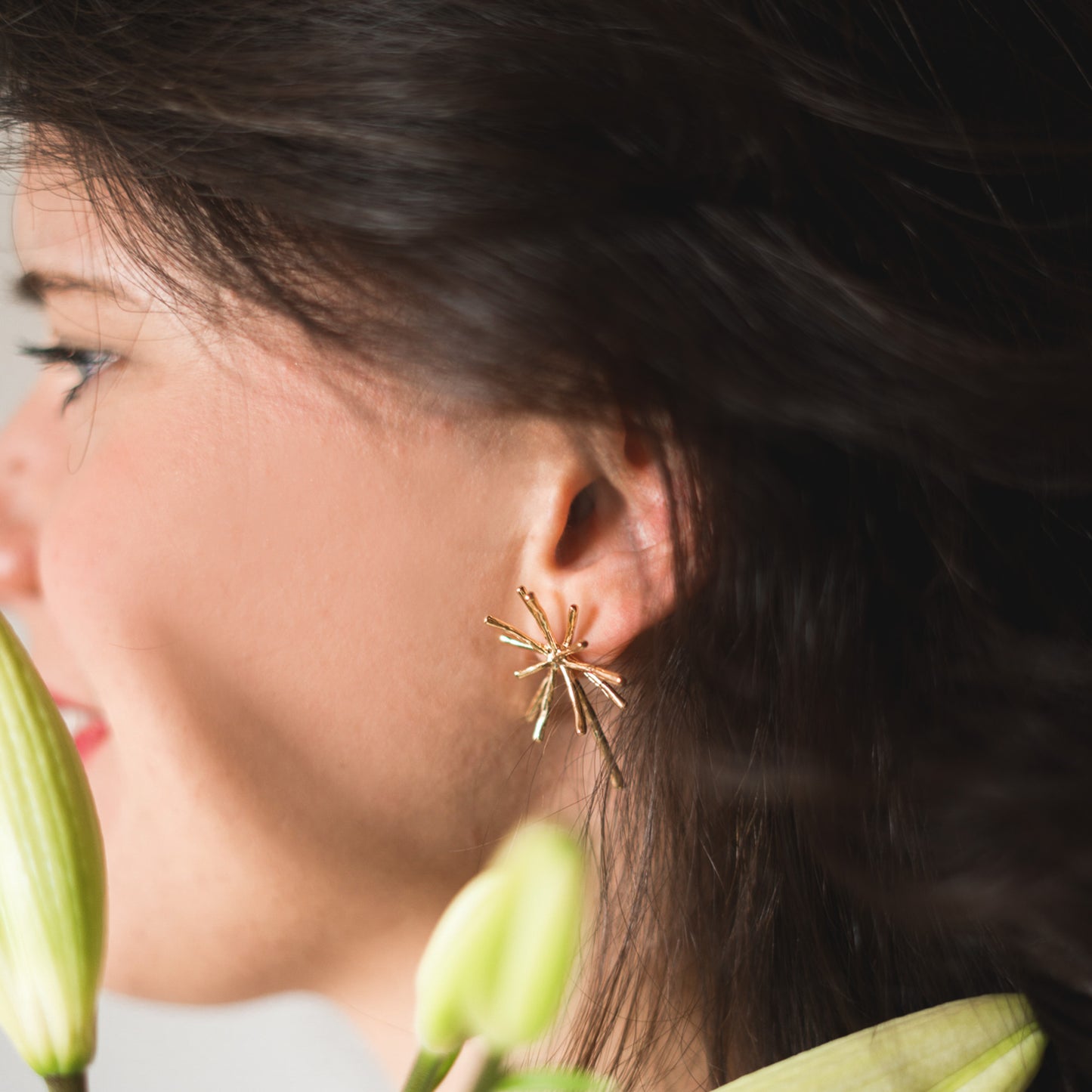 GOLDEN EARRINGS AURELIE
